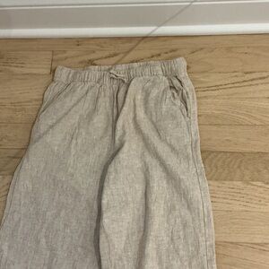 H&M Men's Linen Joggers - Beige